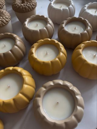 🍂🍁Takvičky s vôňou Pimpkin Spice Latte🍂🍁 Objednávky správou 📩 #autumnvibes🍁 #sojovesviečky #homedecor